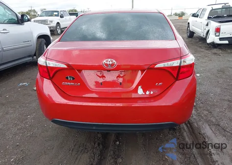 2015 Toyota Corolla Le from USA, damaged, VIN 2T1BURHE4FC461136